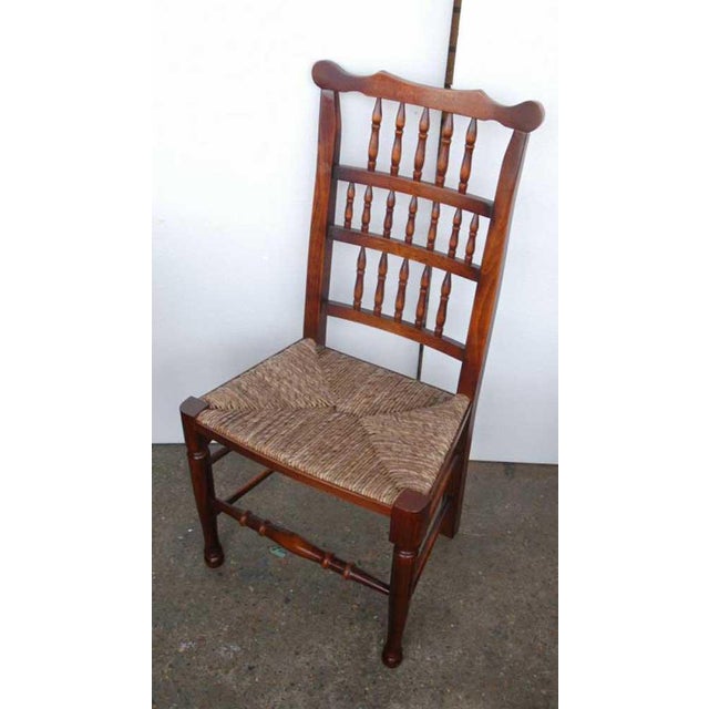 Wood English Spindleback Dining Chairs, Set of 8 For Sale - Image 7 of 15