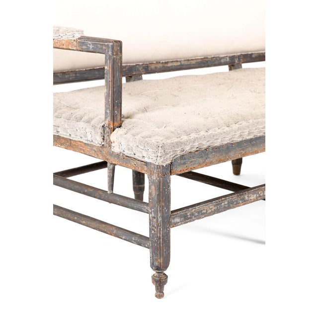 19th Century Italian Painted Settee For Sale - Image 5 of 11