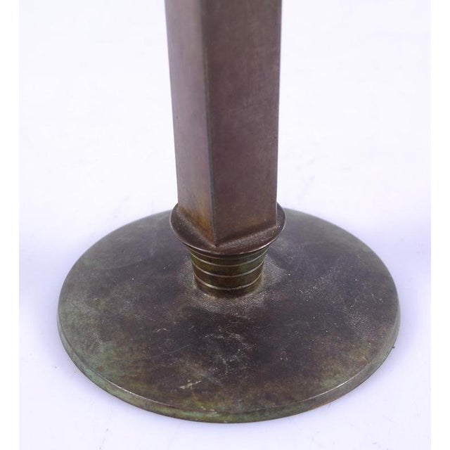 Swedish Art Deco Bronze Vase attributed to GAB, 1930s For Sale - Image 3 of 6