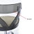 1970s Chromcraft Style Space Age Acrylic Armchair With Rolling Footstool For Sale - Image 10 of 12