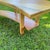 Curved Hand Crafted Wood Bench For Sale - Image 4 of 7