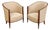 Pair of French Lounge Chairs in the Art Deco Style (Individually Priced) For Sale