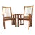 Vintage Mission Style Bassett Furniture Dining Chairs | Set of 2 For Sale