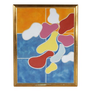 Framed Ceramic Artwork by Jan Snoeck, Netherlands, 1990s For Sale