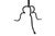 Renaissance Revival Wrought Iron Floor Candelabra, a Pair For Sale In Tampa - Image 6 of 8
