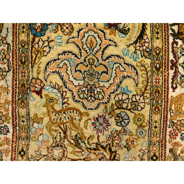 Rara Super Fine Hand-Knotted Persian Silk Rug. 8'2"x 10'2" For Sale - Image 14 of 18