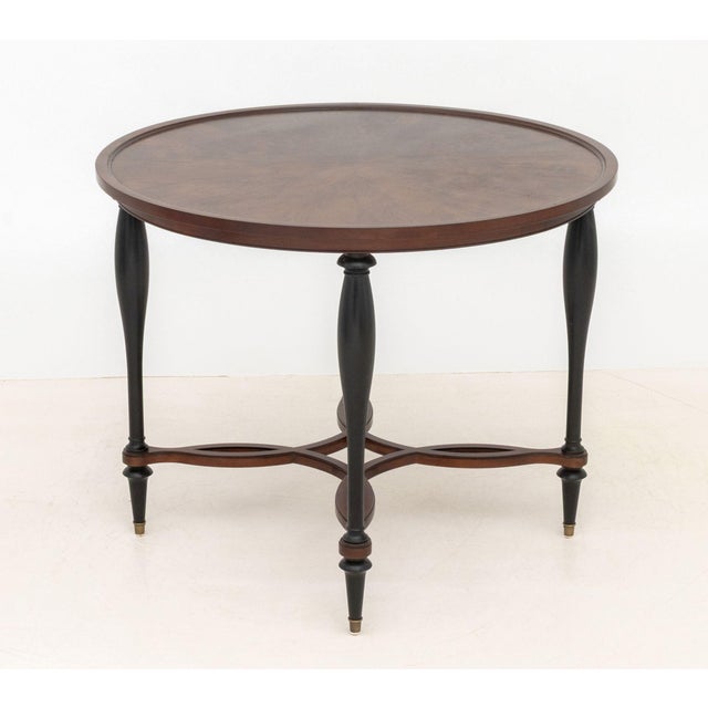 Late 20th Century Baker Furniture Circular Center Table For Sale - Image 5 of 7