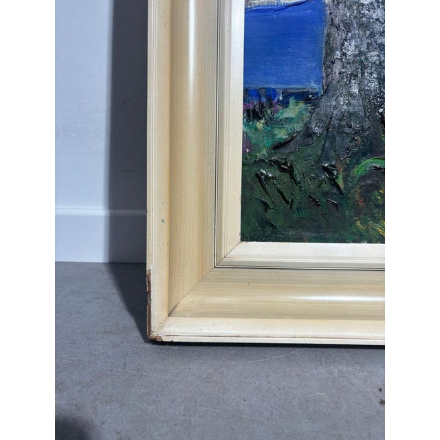 Modern Gaston Theunynck, De Drie Wilgen, Oil on Canvas, 1890s, Framed For Sale - Image 3 of 8