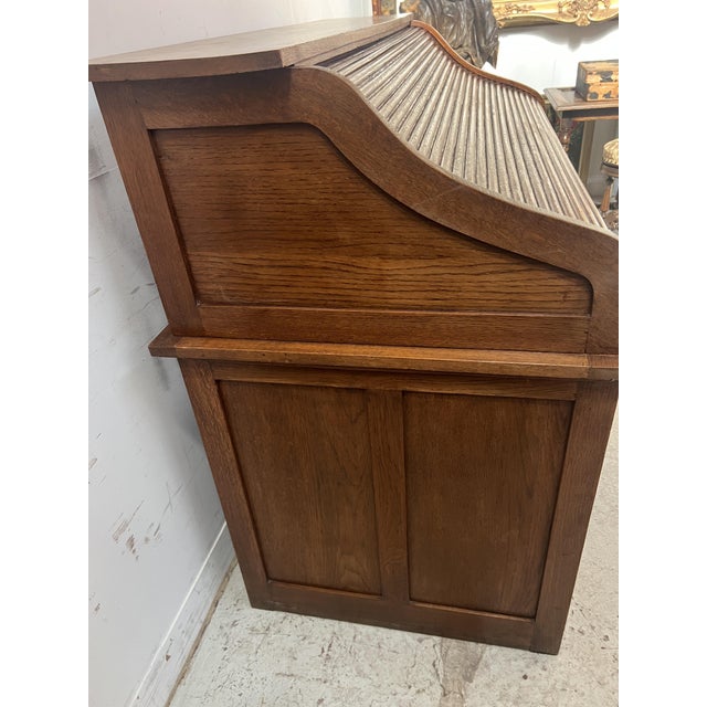 American Desk in Oak, 1930 For Sale - Image 13 of 18