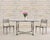 An elegant set of four mid-century modern “Sol y Luna” patio and garden dining armless chairs designed by Dan Johnson for...