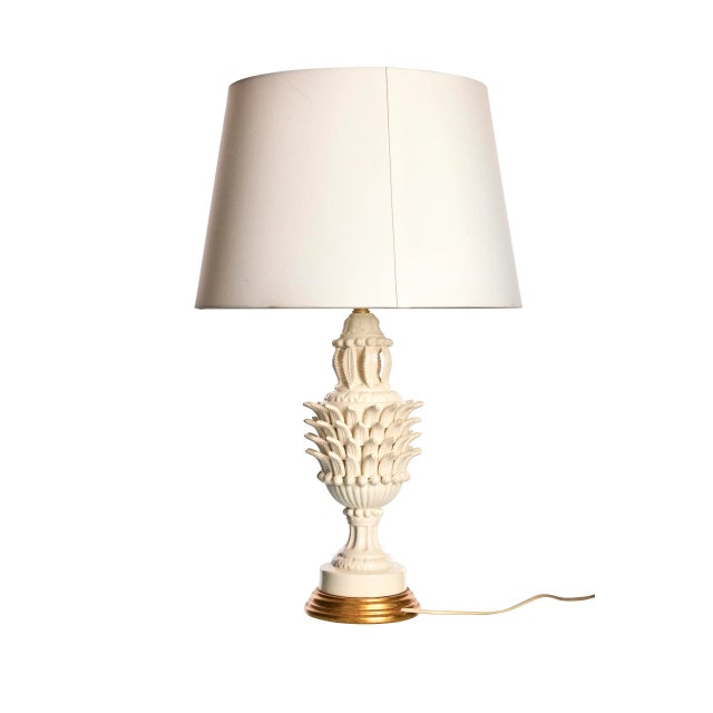 Elegant White Ceramic Table Lamp by Bondia for Nordiska Kompaniet Enhance your decor with this stunning Bondia table lamp,...