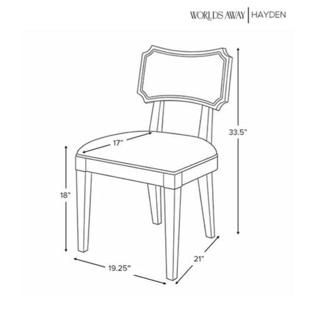 Matthew Izzo Home Hayden Light Blue Performance Linen and Matte White Lacquer Bow Back Dining Chair For Sale In New York - Image 6 of 7