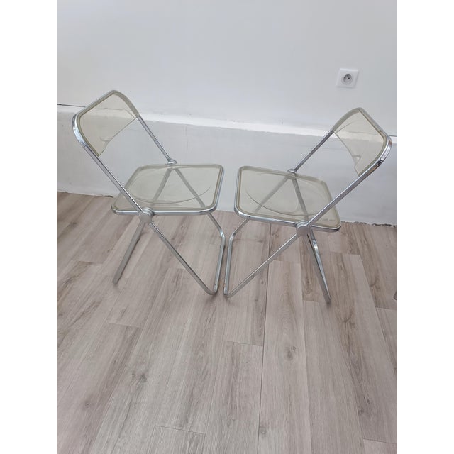 Plia Chairs by Giancarlo Piretti for Anonima Castelli, 1967, Set of 2 For Sale - Image 3 of 18