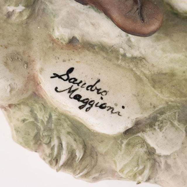 Sandro Maggioni Capodimonte Ceramic Sculptural Group For Sale - Image 12 of 14