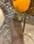 Metal French Ormolu & Amber Glass Round Jewelry Box For Sale - Image 7 of 12