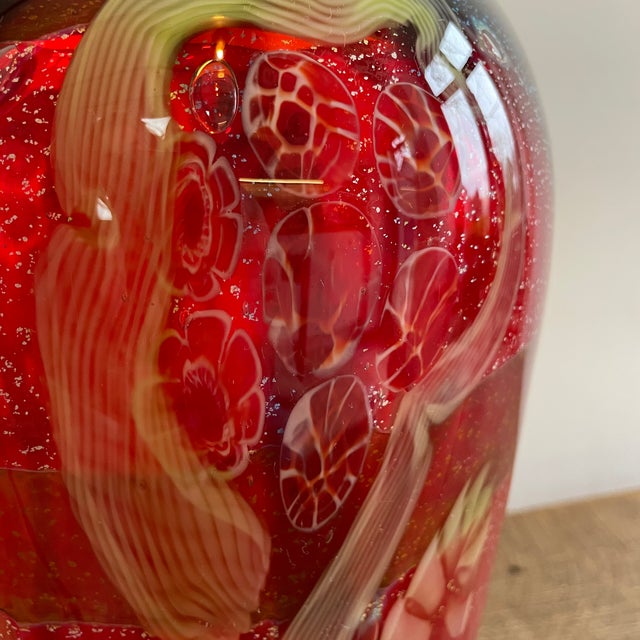 Glass Murano Glass Vase, 1950s For Sale - Image 7 of 11