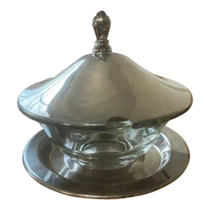 Vintage William Rogers Silver Plate Sugar Bowl Set by Oneida