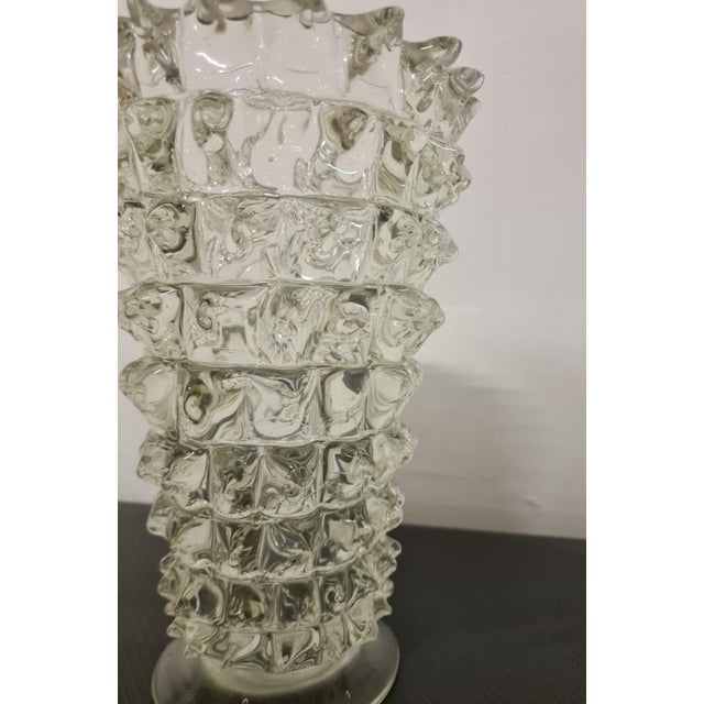 Rostrated Glass Vase attributed to Ercole Barovier for Barovier & Toso For Sale - Image 11 of 15