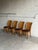 Mid-Century Modern Set of 4 Mid Century Teak Dining Chairs by Benny Linden Sculptural Slat Back For Sale - Image 3 of 10