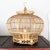 Tan Indonesian Bamboo and Rattan Round Hanging Bird Cage For Sale - Image 8 of 12