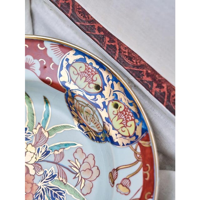 Japanese Porcelain Imari Shaving Plate For Sale - Image 10 of 12