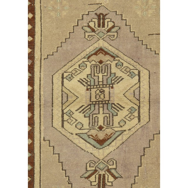 A vintage Turkish Yastik. Yastik's are small size rugs that are adaptions of traditional Turkish designs. Hand-woven in...