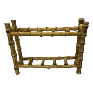 Bamboo Propagation Tube or Vase Stand For Sale