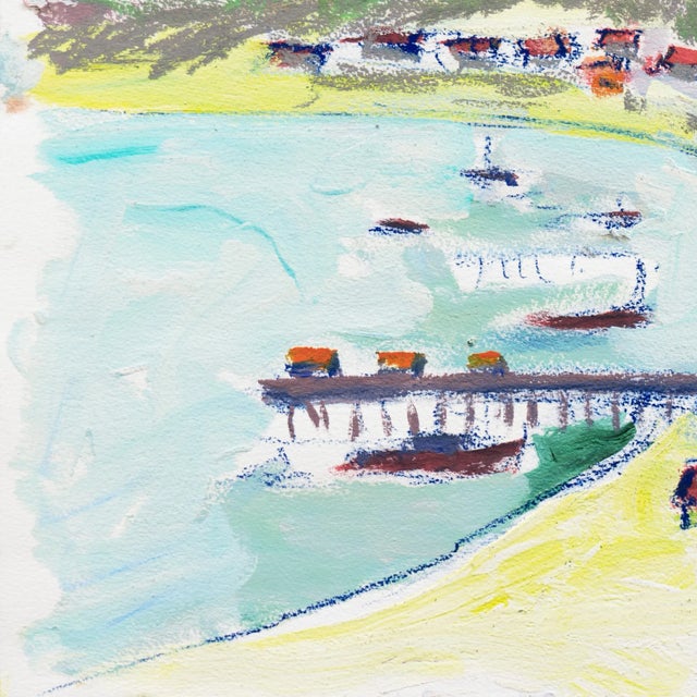 'Fisherman's Shacks, Monterey' by Robert Canete, California Expressionist For Sale - Image 4 of 6