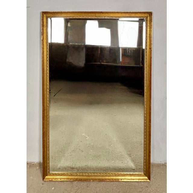 Large Spanish Giltwood Wall Mirror, Mid-20th Century For Sale - Image 10 of 12