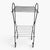 Mid Century Plant Stand Black Metal Wire Patio Table Telephone Table Smoking Stand For Sale - Image 6 of 8