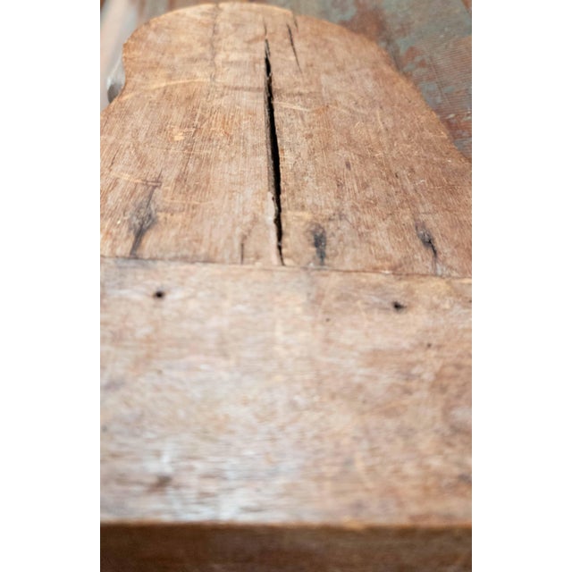 19th Century or Earlier Folk Art Carved Bearded Figure Head in Oak, North Wind Sea God For Sale - Image 15 of 16