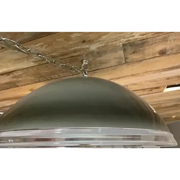 Vintage Renato Toso Murano Domed Smoke Art Glass Hanging Pendant Light, 1970s For Sale In New York - Image 6 of 6