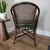 Wood Vintage McGuire Style Faux Bamboo and Rattan Cane Chair For Sale - Image 7 of 7