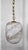 Alabaster Italian Handblown Faux Alabaster Glass Pendant Light With Brass Chain & Fittings – 9" Glass Shade For Sale - Image 8 of 16