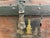Mid 19th Century Antique Wood and Iron-Bound Travel Trunk - Rustic Storage For Sale - Image 5 of 11