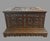 Folk Art Antique Folk Art Chip Carved Wood Box Tramp Art Jewelry Casket Box 15.5” Wide For Sale - Image 3 of 12
