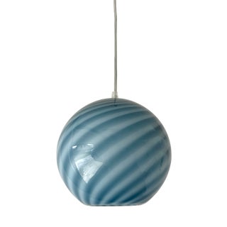 Acquarius 20 Pendant Light in Swirl Glass Rigadin Murano Glass from La Murrina, 1990s For Sale