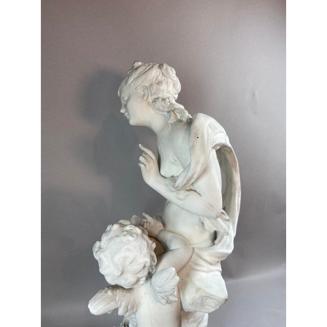 Ceramic 19c Moreau Sèvres White Neoclass Porcelain Statue For Sale - Image 7 of 18