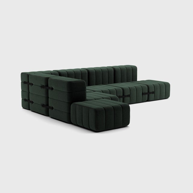 Modular Corner Sofa in Dama Fabric from Ambivalenz, Set of 12 For Sale - Image 14 of 18