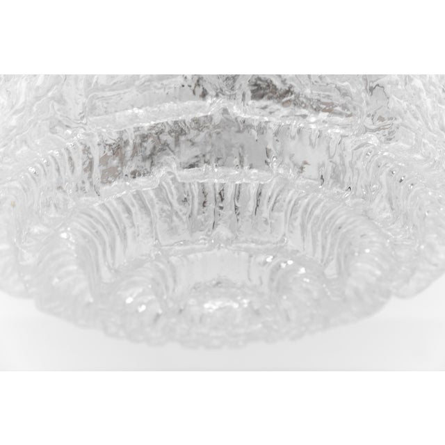 Large Bubble Tiered Glass Wall Lamp / Flush Mount by Limburg, Germany, 1960s For Sale - Image 12 of 15