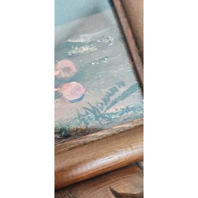 Paintings, Spain, 1950s, Oil on Cardboard, Framed, Set of 2 For Sale - Image 5 of 16