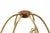 Mid 20th Century Oval "Bird Cage" Brass Table Lamp Purple Blue Yellow Glass Globe Shades MINT! For Sale - Image 5 of 10