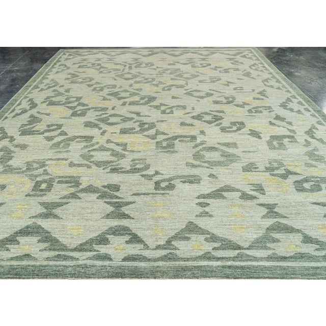 Turkish Oushak Antique Look Rug 10'4