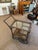 Early 20th Century Early 20th Century Heywood Wakefield Wicker Victorian Tea/Bar Cart For Sale - Image 5 of 7