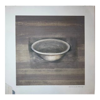 Porcelain Bowl Series Lithograph, Danna Ruth Harvey For Sale
