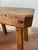1950s Rustic Farmhouse Chopping Block Table, 1956 For Sale - Image 5 of 12