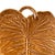 Mid-Century Modern Vintage Bordallo Pinheiro Orange Porcelain Leaf Shaped Dish Plate 12" Portugal. For Sale - Image 3 of 6