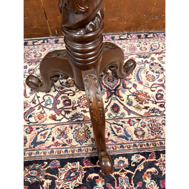 Wood English Pied De Stalle Plant Stand For Sale - Image 7 of 11