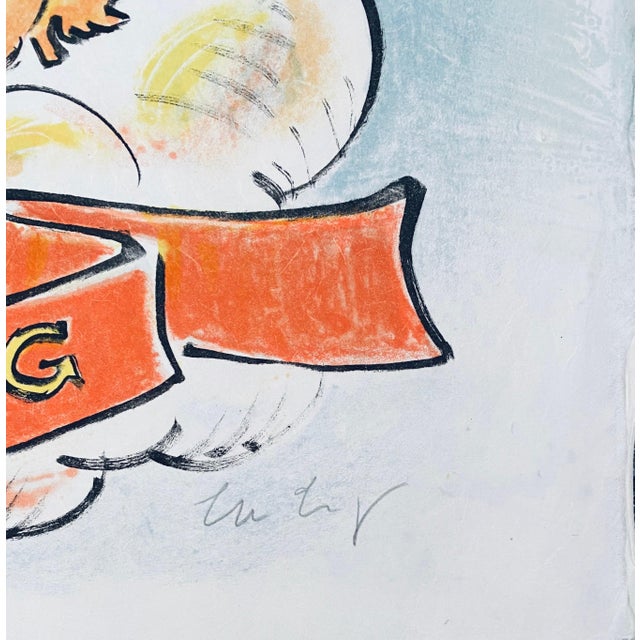 Sandro Chia, Lithograph Italian Post Modernist Figurative Pop Art - "In The Beginning" For Sale In Miami - Image 6 of 9