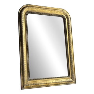 Louis Philippe Gilded Mirror, 19th Century For Sale